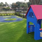 Red and blue play house