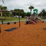 Playground wood chip mulch in Davenport FL