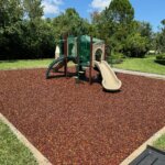 Poured in Place Rubber in New Smyrna beach playground